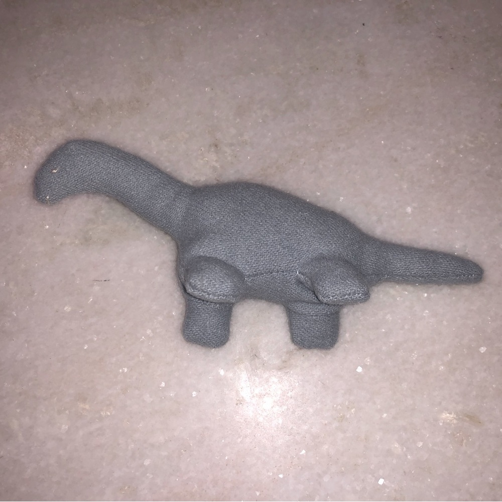 Handmade wool brontosaurus
